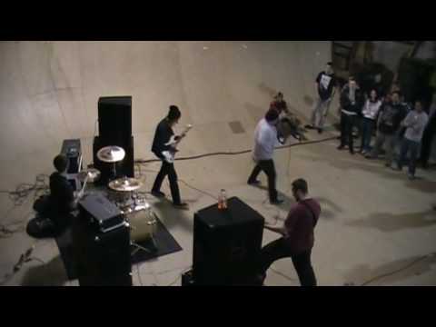 Hardcore Band IN TIME Plays "Blank Slate" Live at Ximeno's Skateboard Park. SC.