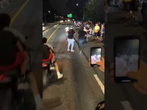 NYC drag race #maximorpm #motorcycle #bajon #drag #honda #dragrace #sportbike #racing #streetbike