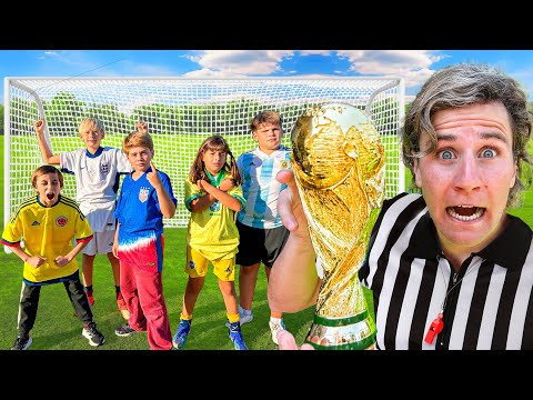 WE PLAYED A WORLD CUP WITH MY NEIGHBORS! Soccer game