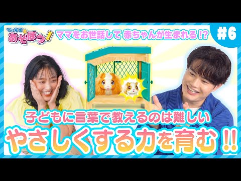 【てぃ先生とあそぼう！# 6】やさしくする力を育む！！ママモルモットのお世話をすると、かわいい赤ちゃんたちが誕生！？ /ママサプライズ！