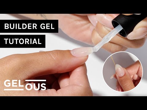 How to Apply Builder Gel On Natural Nails At Home | Gel Manicure Tutorial | Gelous Gel Nail Polish