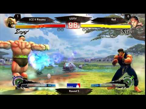 Round 5 - LCZ II Risumu (Zangief) vs Bad (Ryu)