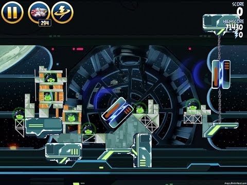 Angry Birds Star Wars 6-25 Death Star 2 Walkthrough 3 Stars