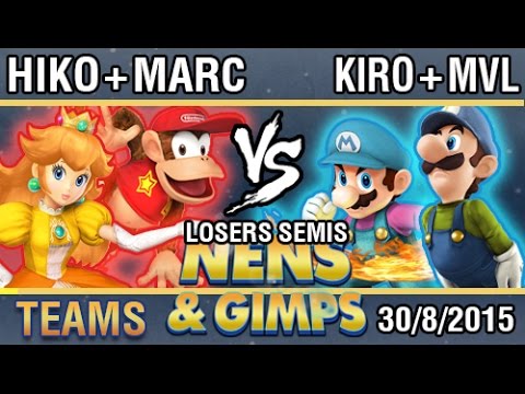 Nens&Gimps - Hikotsu + Marcbri VS Kiro + Monster VL Teams S4 Losers Semis - Top 8