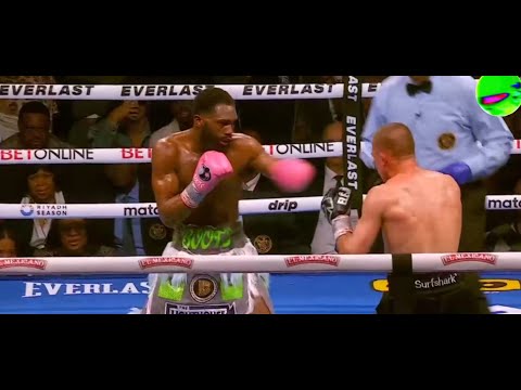 Jaron boots Ennis vs. Eimantas Stanionis 6th Round Knockout Full Fight         ( 4K )