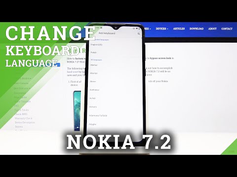 How to Change Keyboard Language in NOKIA 7.2 – Keyboard Dictionary
