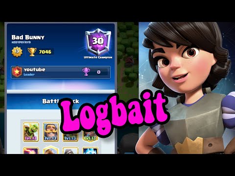 Bad Bunny Log bait vs Hard Counter 🏆 Best Log Bait Deck Clash Royale