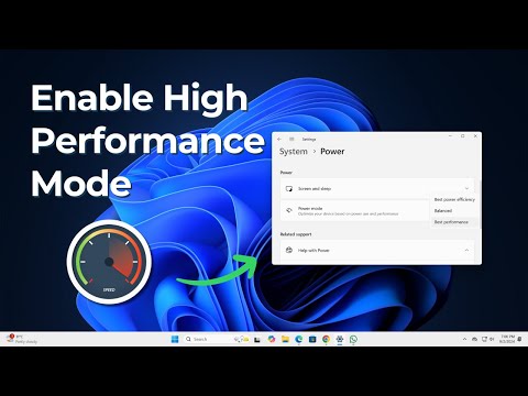 How to Enable High Performance Mode on Windows 11