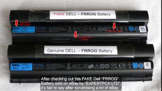 DELL - FAKE / COUNTERFEIT BATTERY  (2017)