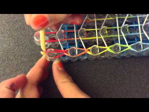 Rainbow - Loom Dreifach Armband Anleitung( Deustch)