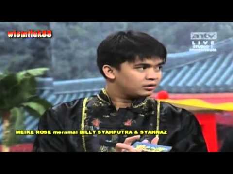 Meike Rose : Billy syahputra dan syahnaz berjodoh