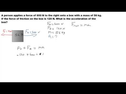 How to Find Acceleration Using Newton's 2nd Law