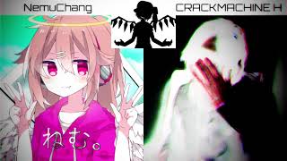 Nemuchang VS CRACKMACHINE H ボイパ対決 Badapple!!