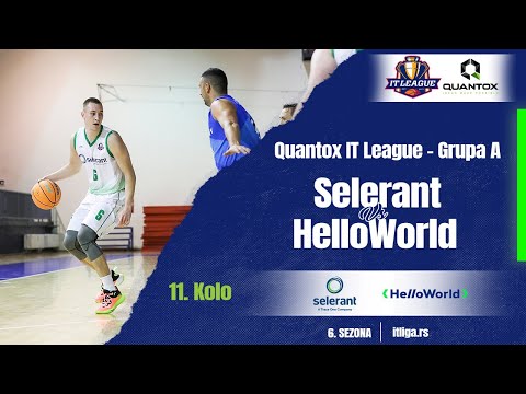04.03.2023 QUANTOX IT LIGA Grupa A 18:30 SELERANT - HELLOWORLD