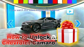 How To Unlock Chevrolet Camaro Car In 3d Driving Class || Very easily @CarGameMaker