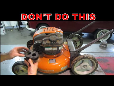 image-What happens if you run a lawn mower without oil?