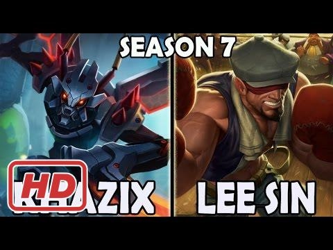 Peanut plays KHAZIX Jungle vs A Korean MASTER LEE SIN