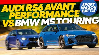 [MotorTrend] 2025 BMW M5 Touring vs. Audi RS6 Avant Performance: Comparison Test