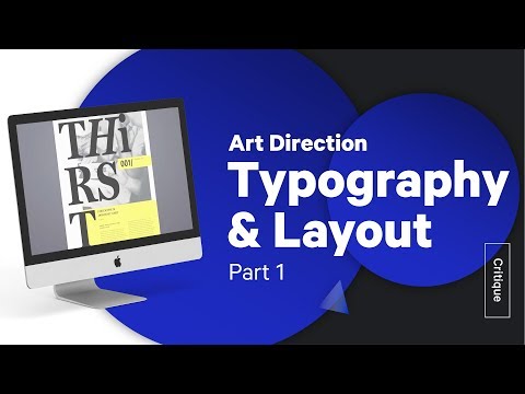 Graphic Design Tutorial: Typography Design & Art Direction pt. 1 Video