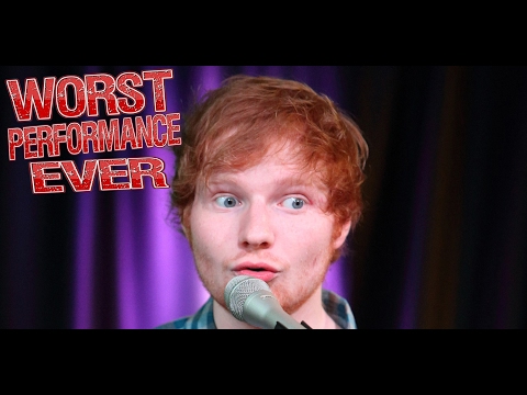 Ed Sheeran - Worst Performance Ever! - Shape of you - SHREDS!
