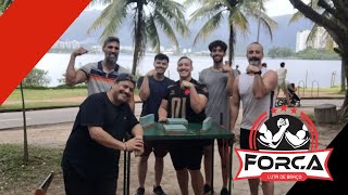 #lutadebraço   Luta de braço no Rio de Janeiro com Jeremy