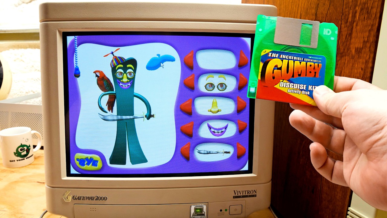 This Windows 3.1 Gumby disk wasn't archived... now it is