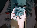 Edelweiss - The Sound of Music (Kalimba Cover) #short #kalimba #cover #lullaby #edelweis