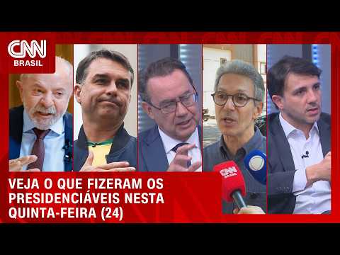 Veja as agendas de campanha dos presidenciáveis nesta quinta-feira (24) | HORA H