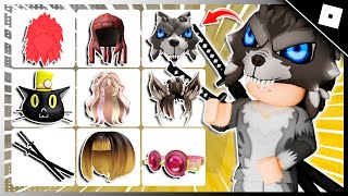 RÁPIDO! COMO PEGAR 18 ITENS GRÁTIS AGORA NO ROBLOX - ITENS FURRY GRÁTIS NO ROBLOX E +