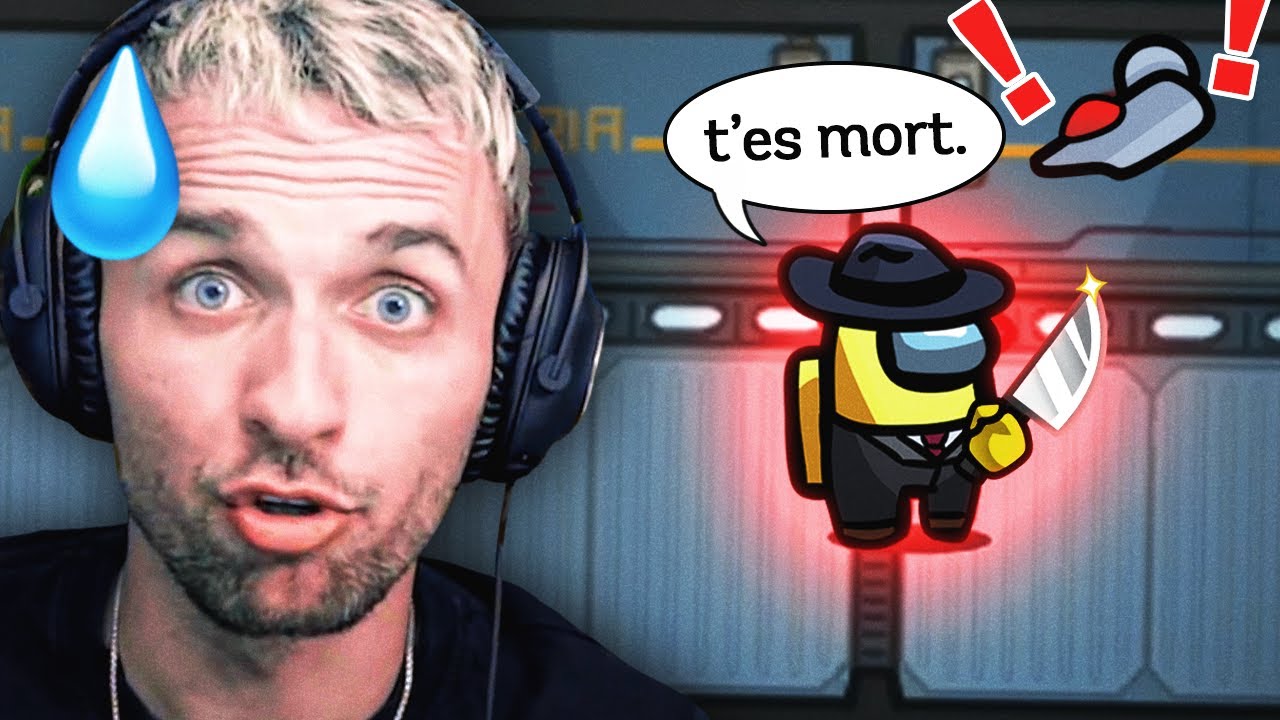 IL ME MENACE AUX CAMÉRAS… 😨 (Among Us)