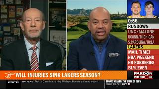 Pardon the Interruption | Wilbon claims Lakers’ title dreams are dead after Luka and Reaves go down