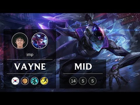Vayne Mid vs Galio - KR Challenger Patch 8.24