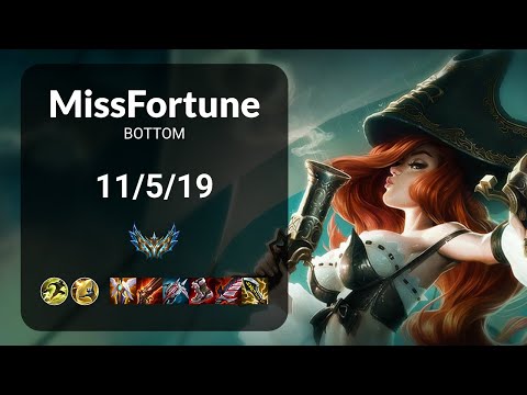 Miss Fortune vs Lucian BOTTOM - KR CHALLENGER Patch 15.7