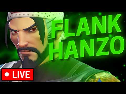 (8000+ Hours) Flank Hanzo Gameplay | Overwatch