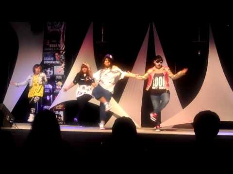 Fancam: Debut de Arlequín 16/03/12 - Fire [2NE1 Cover Dance]