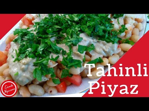Antalya Usulu Tahinli Piyaz Nasıl Yapılır-Farklı Salata Tarifleri-Sende Yapsana