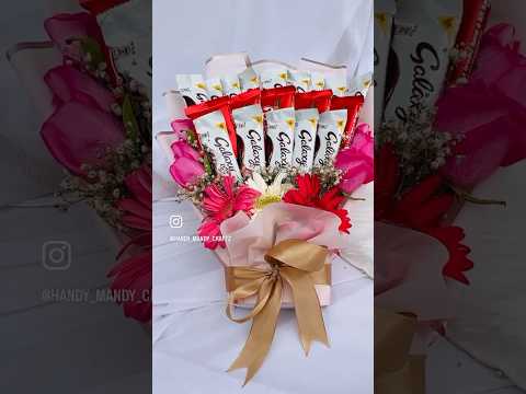 Chocolate bouquet #chocolate #handymandy #flowers #galaxy #snegithane #trendingvideo #viral #bouquet