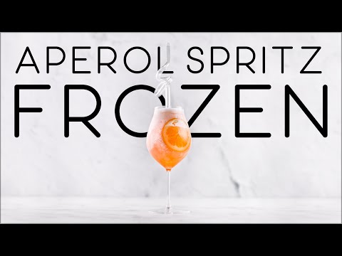 Frozen Aperol Spritz – Truffle on the Rocks