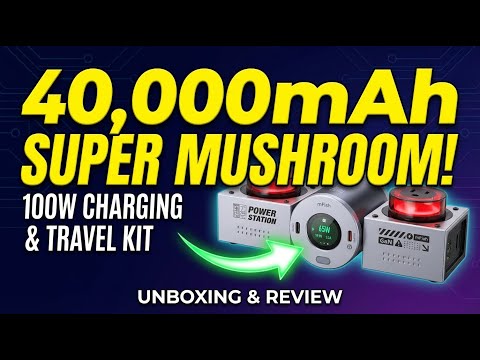 The Ultimate Travel Charger? mFish Super Mushroom 40,000mAh Unboxing