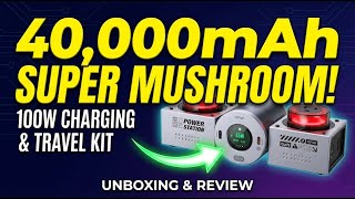 The Ultimate Travel Charger? mFish Super Mushroom 40,000mAh Unboxing
