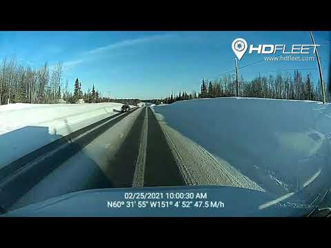 County Road Head on Collision Close Call