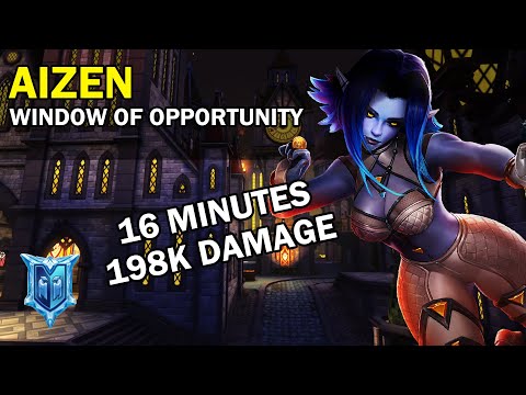16Minutes 198K Damage Aizeñ Saati Paladins Competitive (Diamond) WINDOW OF OPPORTUNITY