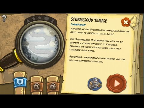 Kingdom Rush - Stormcloud Temple (Level 9) Campaign Hard/Veteran Difficulty Walkthrough