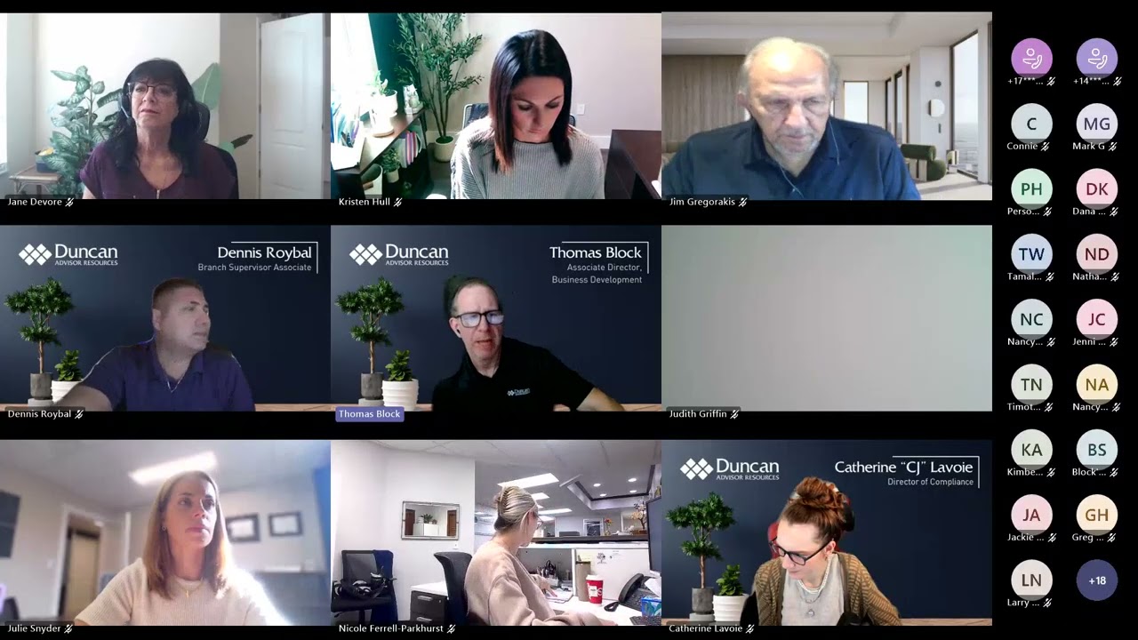 10/14/26 Compliance: Reminder to Notify Registration and Licensing When an NRF Terminates, Personal Securities Disclosure; Business: 2026 Year End Reminders, FSI CoveredAdvisor Open Enrollment; Presentation: AI and the New Rules of Advisor Marketing with Jane from FMG