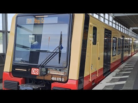 Berliner S-Bahn S41 BR484 am Südkreuz Ringbahn (August)2023