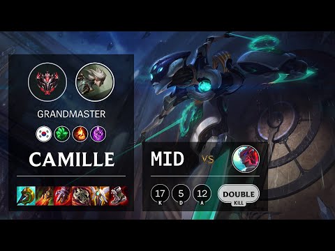Camille Mid vs Yone - KR Grandmaster Patch 11.24