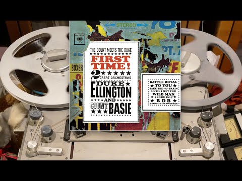 "First Time❣️  The Count Meets the Duke❣️  1961　Reel to Reel Master Copy‼️ Ellington (R)/Basie (L)