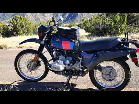 1981BMW R80G/S Start And Run