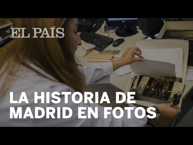 Vídeo relacionado con Nacnic Lámina Ciudad de Madrid. Estilo Vintage. Ilustración, fotografía y Collage con la Historia DE Madrid. Poster tamaño A4 Impreso en Papel