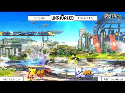 Unrivaled SSB4 - A2 tachyon (Pikachu, Duck Hunt) vs FBC LeoHeart (Mewtwo) - Losers R5